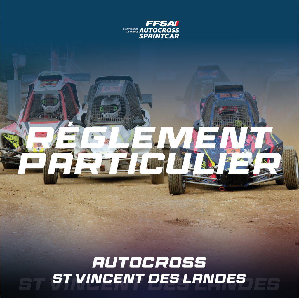 Réglement particulier – St Vincent des Landes