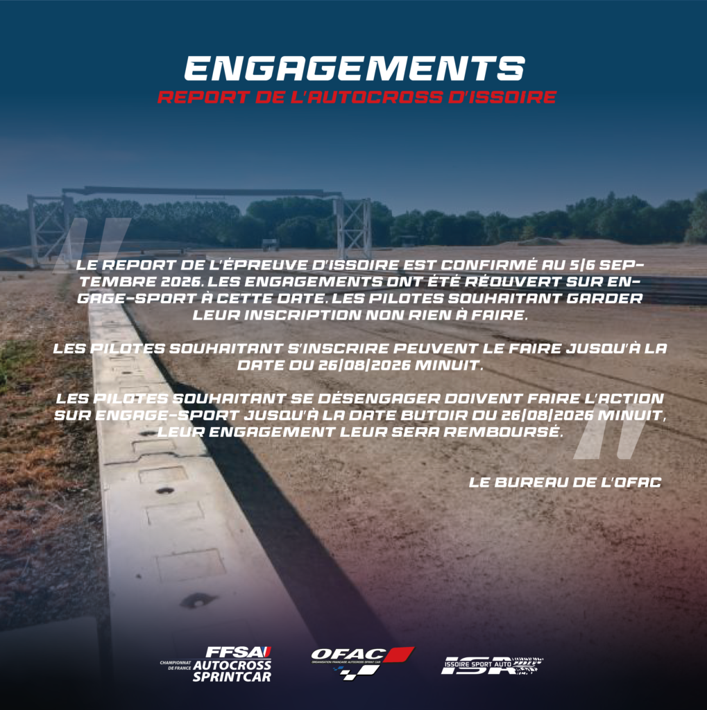 Engagements – Report Issoire