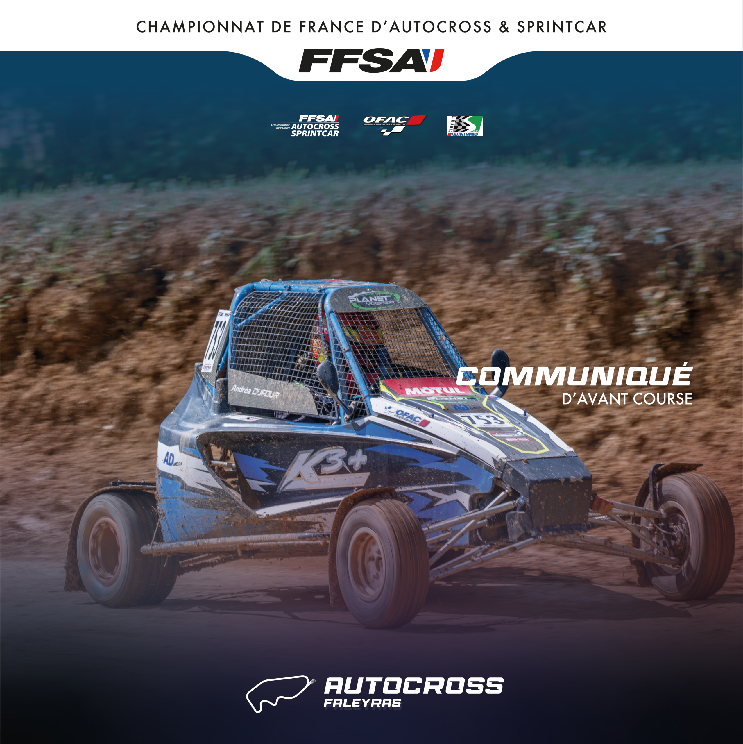 Communiqué d&rsquo;avant course – Faleyras